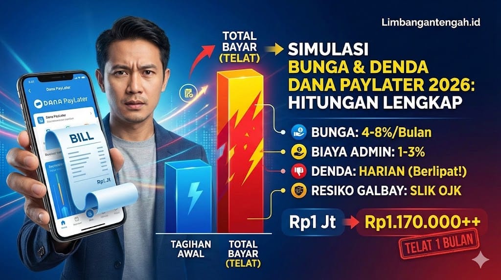 Bunga & Denda Dana PayLater