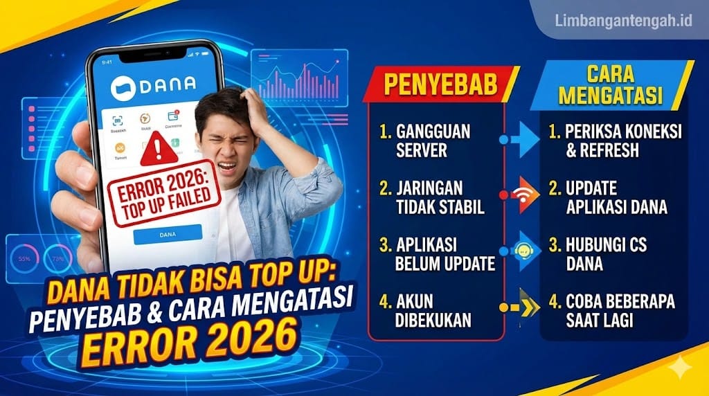 DANA Tidak Bisa Top Up