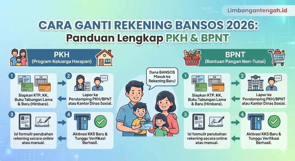 Ganti Rekening Bansos