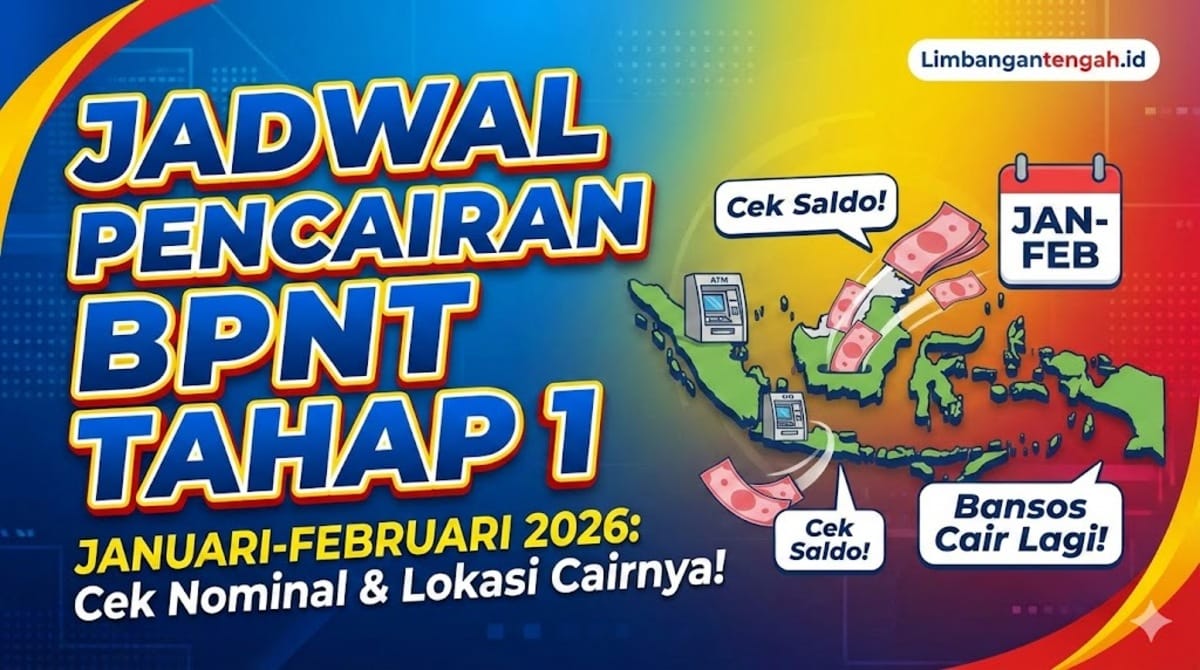 Jadwal Pencairan BPNT Tahap 1