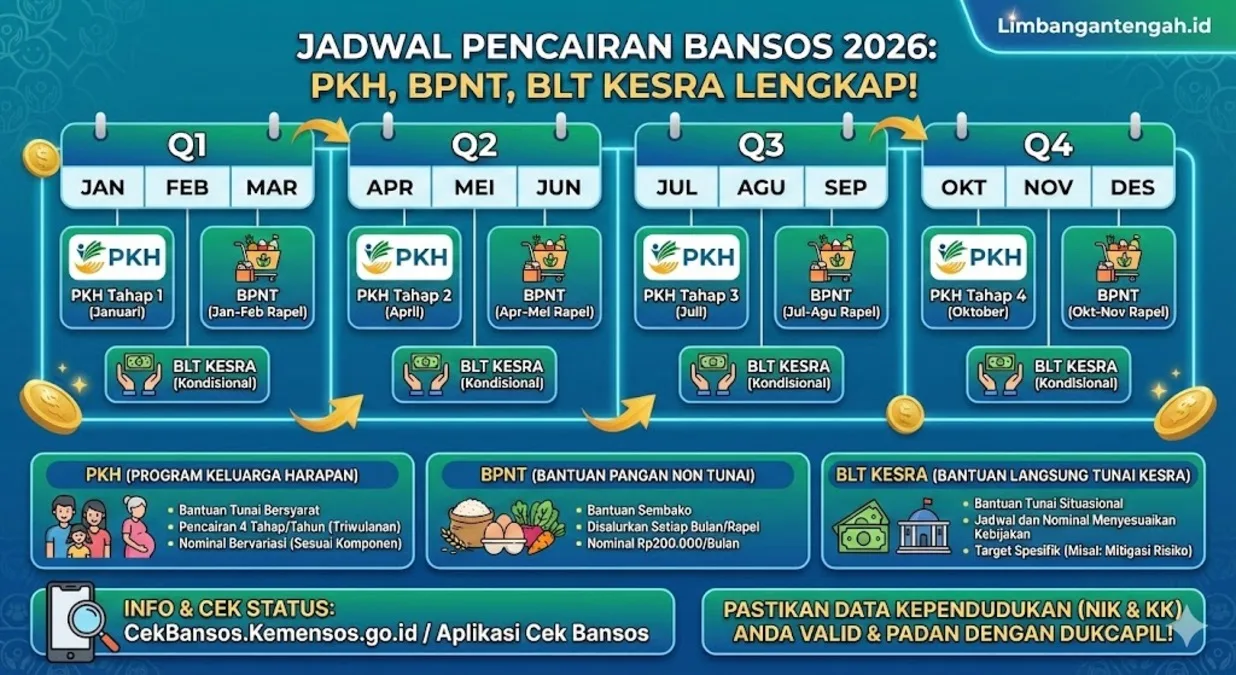Jadwal Pencairan Bansos