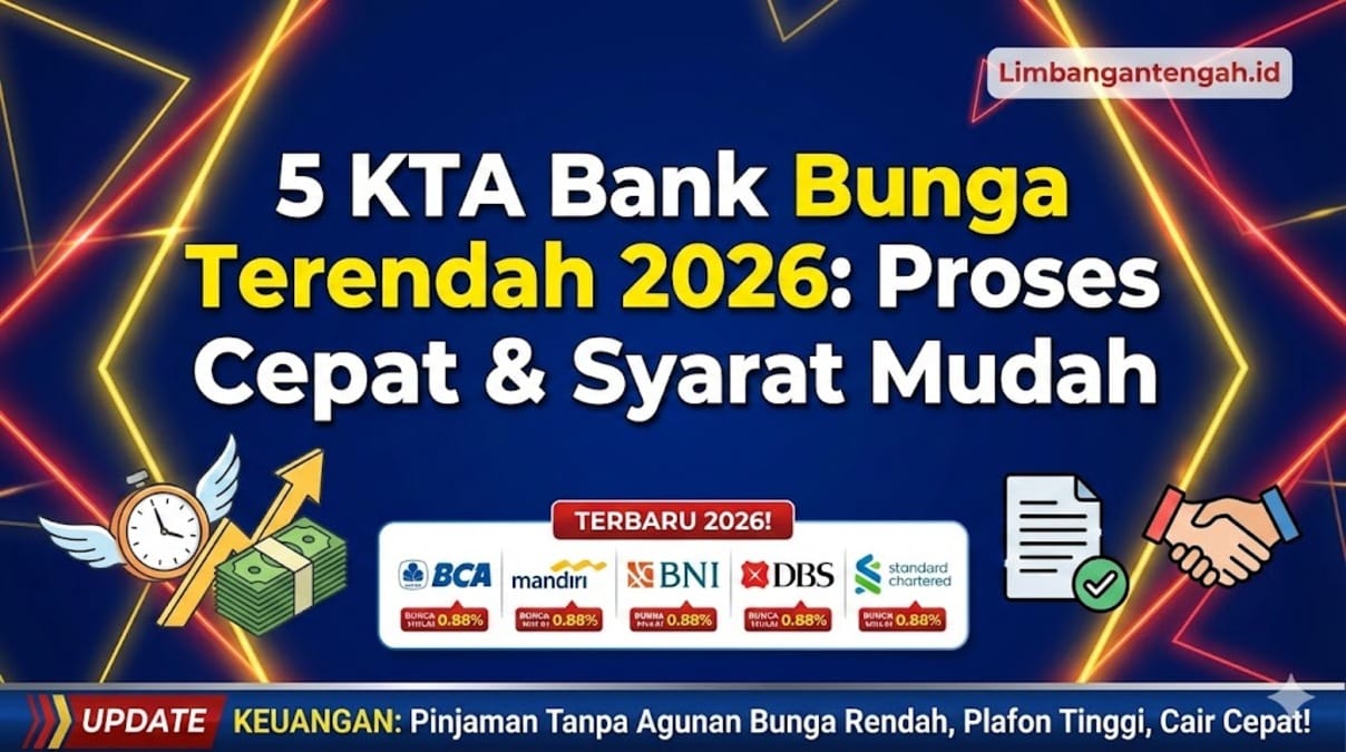 KTA Bank Bunga Terendah