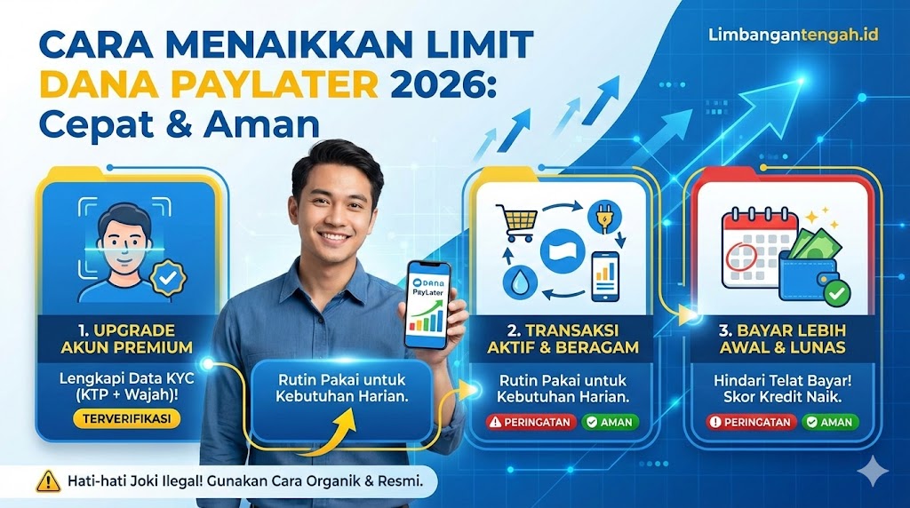 Menaikkan Limit DANA PayLater