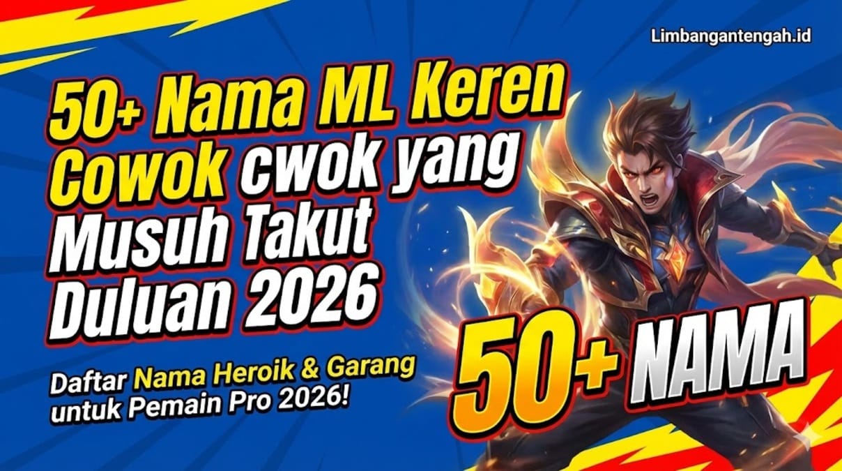 Nama ML Keren Cowok