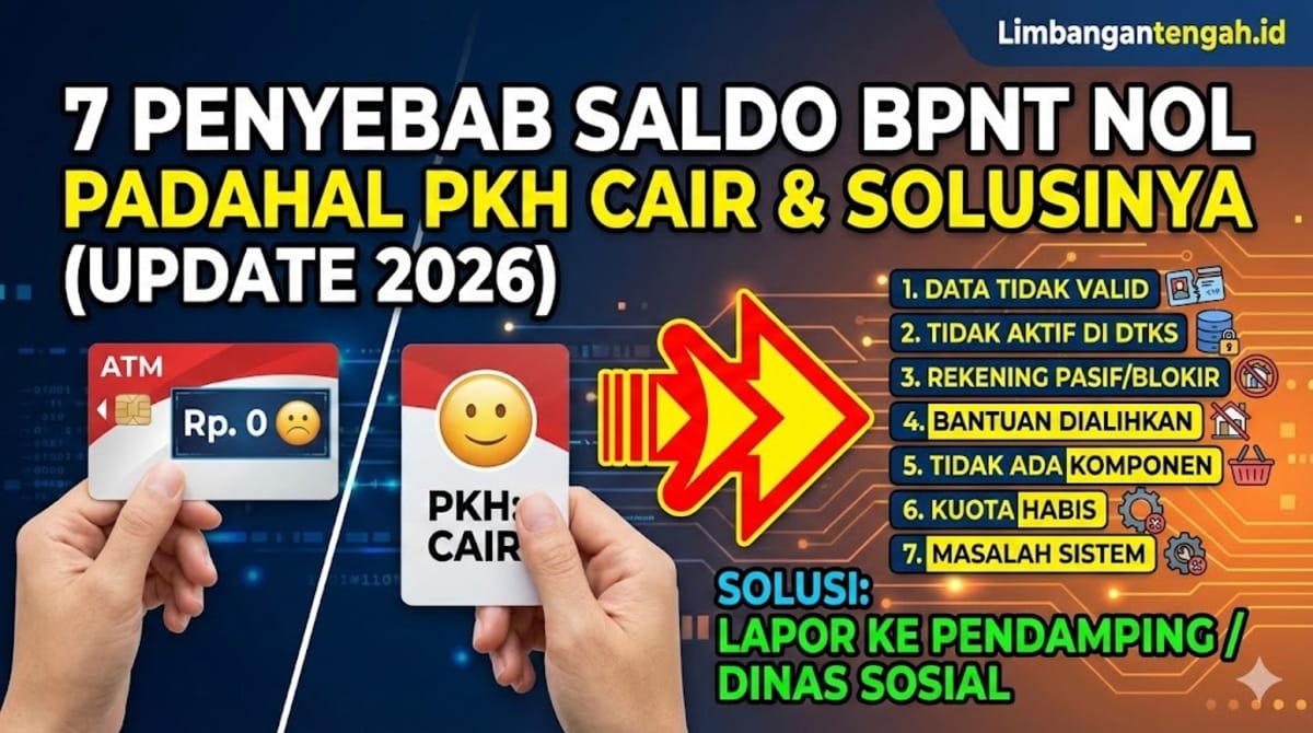 Penyebab Saldo BPNT Nol