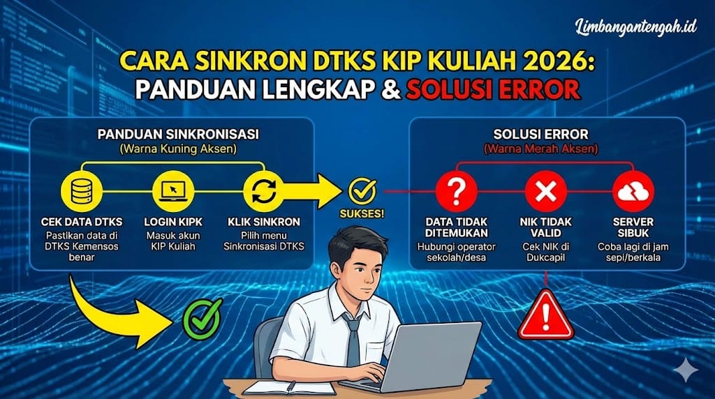 Sinkron DTKS KIP Kuliah