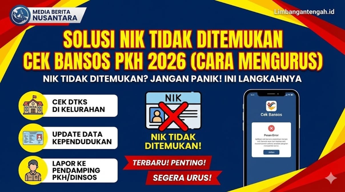 Solusi NIK Tidak Ditemukan