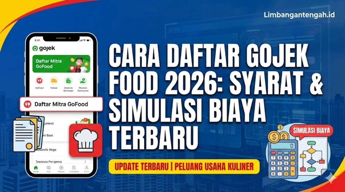 cara daftar gojek food