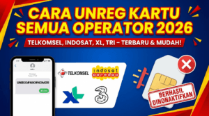 Cara Unreg Kartu