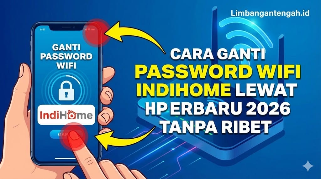 Cara ganti password wifi indihome