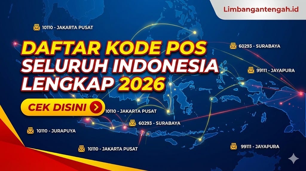 Daftar Kode Pos Seluruh Indonesia