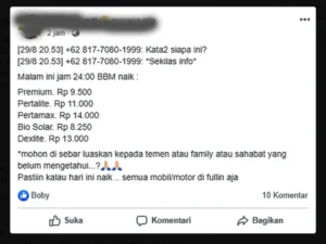 Harga BBM Tidak Naik, Pertamina Himbau Warga Hindari Panic Buying