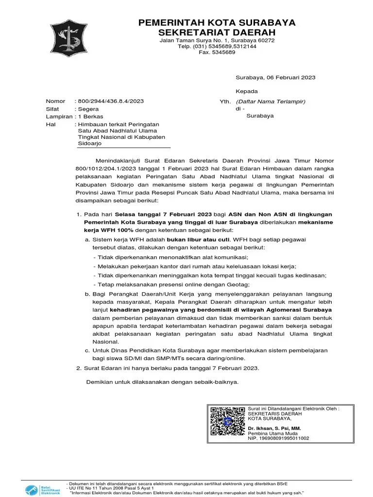 Imbauan WFH Karyawan Swasta Resmi Berlaku Mulai April 2026