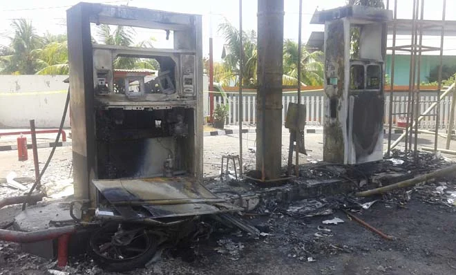 SPBU Sriwijaya Semarang Tutup Sementara Pasca Kebakaran